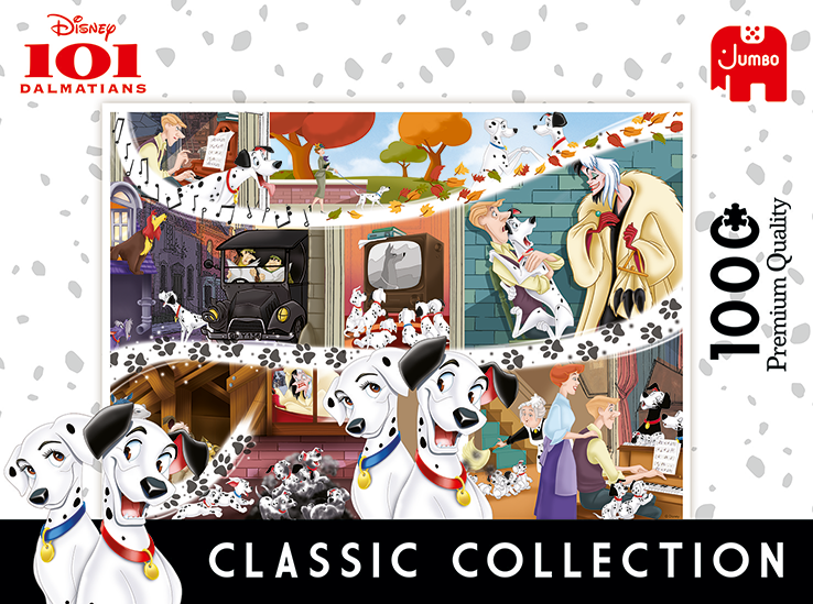 Jumbo Disney 101 Dalmatians 1000 Piece Puzzle image 0